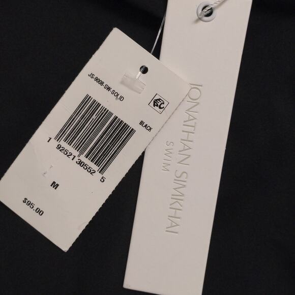 Jonathan Simkhai Signature Emmalynn Bikini Bottom Black Crisscross M New - Picture 5 of 6